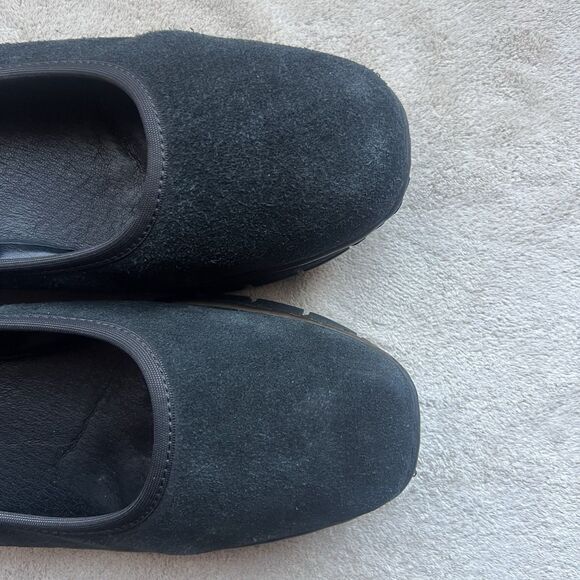Rieker Antistress Ballerina Black Suede Wedge Loafer Shoe Women EU‎ 41 US 10 - Picture 7 of 15